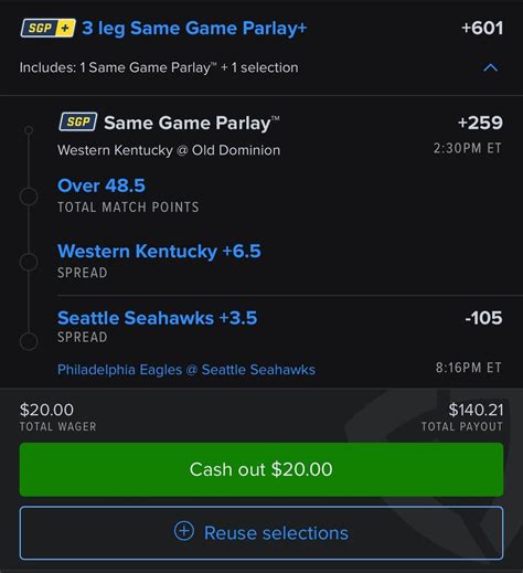 parlays for today.
